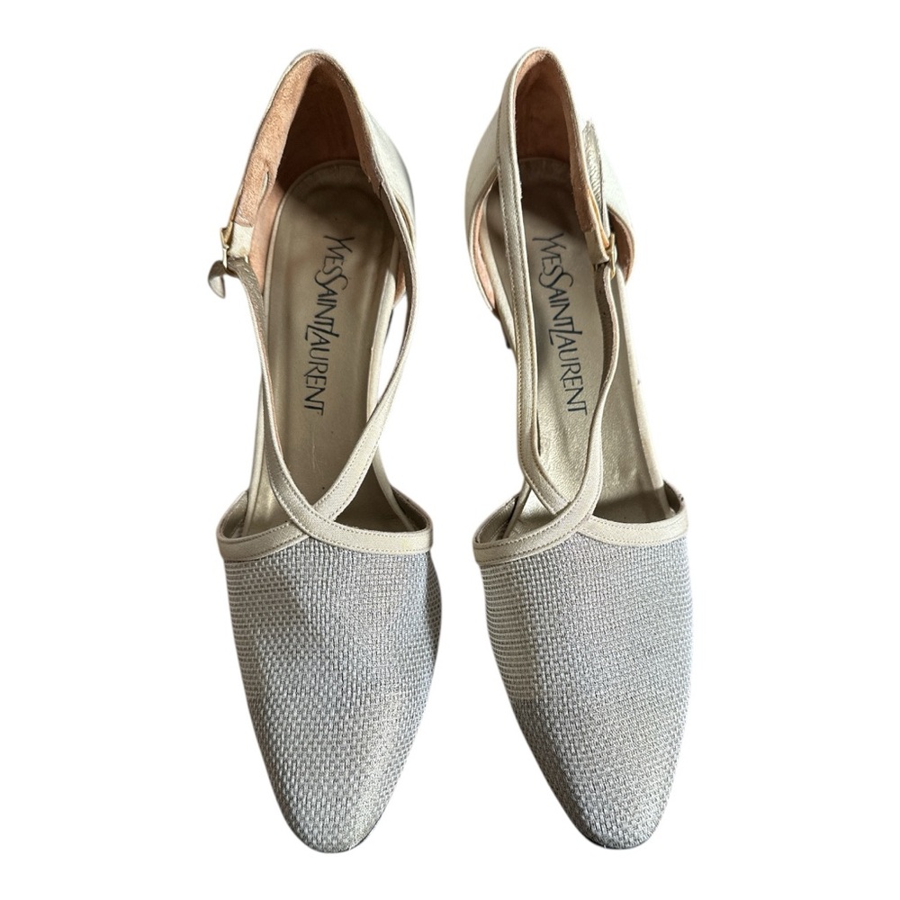 Yves Saint Laurent Women's Cream  Heels